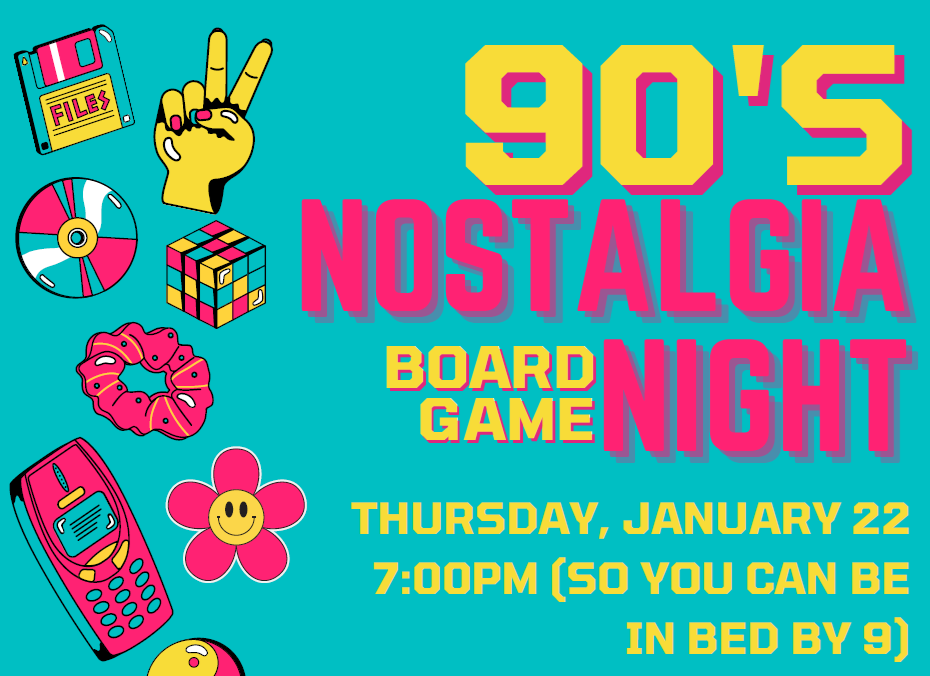 90s board game night