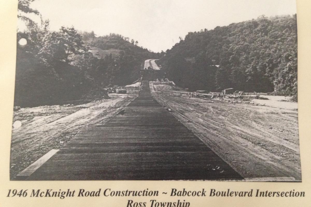 Construction of the McKnight Road Interchange