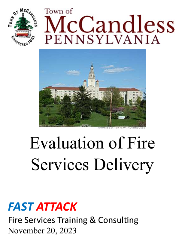 Evalutation of Fire Services Delivery