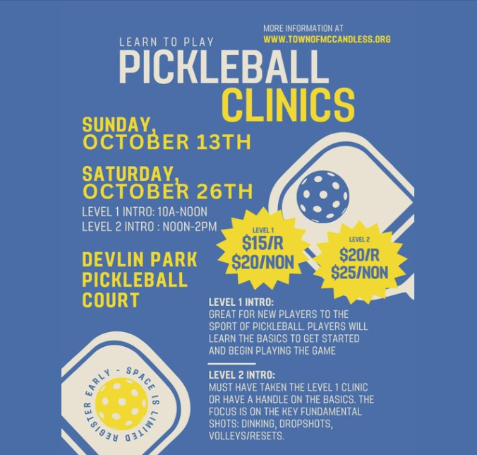 pickleball clinic 8724 sq