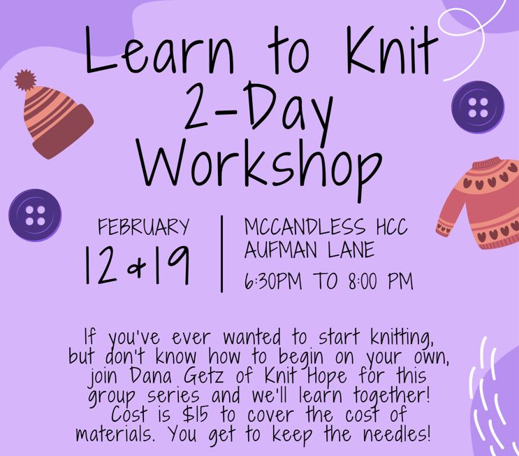Learn to Knit feb 2025 sq