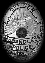 Officer McCandless Police Silver Badge